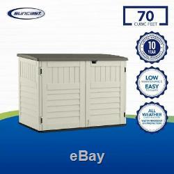 Stow-Away 3 ft. 8 in. X 5 ft. 11 in. Resin Horizontal Storage Shed