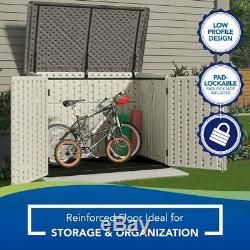 Stow-Away 3 ft. 8 in. X 5 ft. 11 in. Resin Horizontal Storage Shed