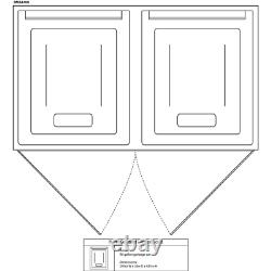 Stow Away 3 ft. 8 in. X 5 ft. 11 in Resin Horizontal Storage Shed Large Capacity