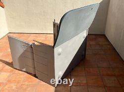Sturdy All Weather Rubbermaid Horizontal DECK BOX / STORAGE SHED With Floor