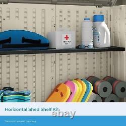 Suncast 1.25 in. H X 50 in. W X 10.25 in. D Resin Shelf Kit