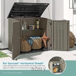 Suncast 1.25 in. H X 50 in. W X 10.25 in. D Resin Shelf Kit