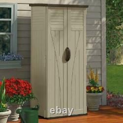 Suncast 2 ft. 3/4 in. X 2 ft. 8 in. Resin Vertical Storage Shed