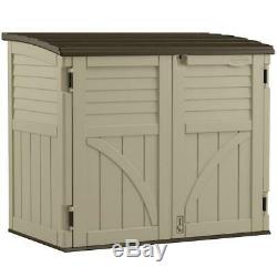 Suncast 2 ft. 8 in. X 4 ft. 5 in. X 3 ft. 9.5 in. Resin Horizontal Storage Shed