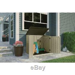 Suncast 2 ft. 8 in. X 4 ft. 5 in. X 3 ft. 9.5 in. Resin Horizontal Storage Shed