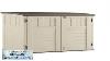 Suncast 34 Cu Ft Capacity Horizontal Outdoor Storage Shed For Garbage Cans Review