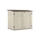 Suncast 34 Cu Ft Capacity Horizontal Outdoor Storage Shed For Garbage Cans, G