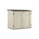 Suncast 34 Cu Ft Capacity Horizontal Outdoor Storage Shed For Garbage Cans, G