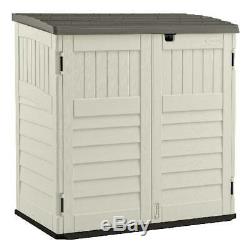 Suncast 34 Cu. Ft. Resin Horizontal Storage Shed withReinforced Floor