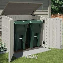 Suncast 34 Cu. Ft. Resin Horizontal Storage Shed withReinforced Floor (Open Box)