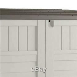 Suncast 34 Cu. Ft. Resin Horizontal Storage Shed withReinforced Floor (Open Box)