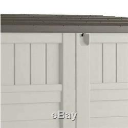 Suncast 34 Cu. Ft. Resin Storage Shed withReinforced Floor (Open Box) (2 Pack)