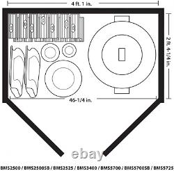 Suncast 34 Cubic Feet Durable All Weather Lockable Horizontal Plastic Compact St