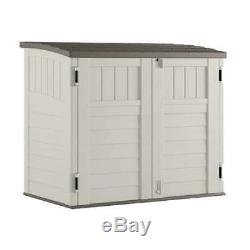 Suncast 34 Cubic Feet Resin Horizontal Storage Shed with Reinforced Floor (Used)