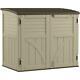 Suncast 34 Cu. Ft. Horizontal Resin Storage Shed For Backyard And Patio