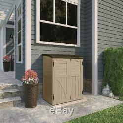 Suncast 34 cu. Ft. Horizontal Resin Storage Shed for Backyard and Patio