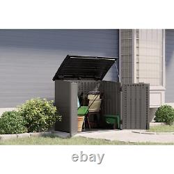 Suncast 4 ft. 4 in. W x 2 ft. 8 in. D Resin Horizontal Storage Shed