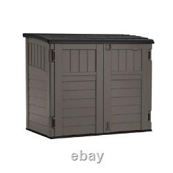 Suncast 4 ft. 4 in. W x 2 ft. 8 in. D Resin Horizontal Storage Shed Stoney Resin