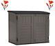 Suncast 4 Ft. 4 In. W X 2 Ft. 8 In. D Resin Horizontal Storage Shed In Stoney