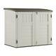 Suncast 4 Ft. 5 In. W X 2 Ft. 9. Horizontal Outdoor Resin Storage Shed, Vanilla