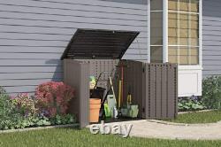 Suncast 4' x 2' Horizontal Storage Shed Natural Wood-Like Outdoor Stoney