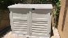 Suncast 5 4 Ft X 3 2 Ft Horizontal Stow Away Storage Shed Natural Wood Like Outdoor Storage Review