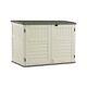 Suncast 5.9 Ft. X 3.7 Ft Horizontal Stow-away Storage Shed Natural Wood-lik