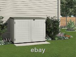 Suncast 5 ft. 10 in. W x 3 ft. 8 in. D Stow-Away Horizontal Storage Shed