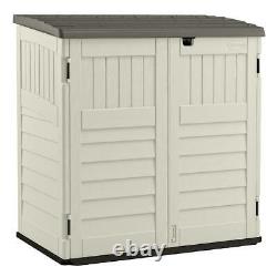 Suncast 70 cu. Ft. Stow-Away Horizontal Trash Can Shed, BMS4700