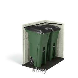 Suncast 70 cu. Ft. Stow-Away Horizontal Trash Can Shed, BMS4700