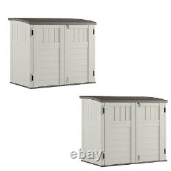 Suncast BMS2500 53 x 31.5 x 45.5 Horizontal Resin Outdoor Storage Shed with Floor