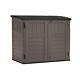 Suncast Gray Plastic Horizontal Storage Shed 4 W X 2 D Ft. With Floor Kit