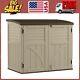 Suncast Horizontal Outdoor Garden Storage Shed, Sand, 4ft X 3ft