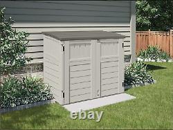 Suncast Horizontal Outdoor Storage Shed For Backyards And Patios 34 Cubic Feet C