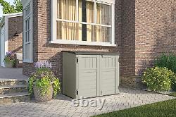 Suncast Horizontal Outdoor Storage Shed For Backyards And Patios 34 Cubic Feet C