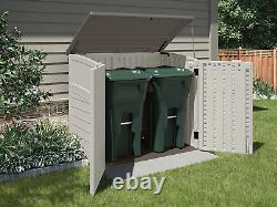 Suncast Horizontal Outdoor Storage Shed For Backyards And Patios 34 Cubic Feet C