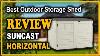 Suncast Horizontal Outdoor Storage Shed Review Best Outdoor Sheds For Storage