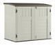 Suncast Horizontal Outdoor Storage Shed For Backyards And Patios 34 Cubic Fee
