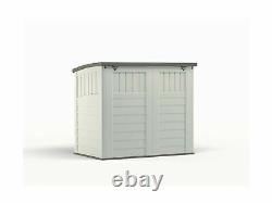 Suncast Horizontal Outdoor Storage Shed for Backyards and Patios 34 Cubic Fee