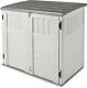 Suncast Horizontal Outdoor Storage Shed For Backyards And Patios 34 Cubic Feet