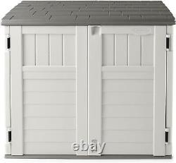 Suncast Horizontal Outdoor Storage Shed for Backyards and Patios 34 Cubic Feet
