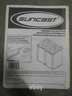 Suncast Horizontal Storage Shed