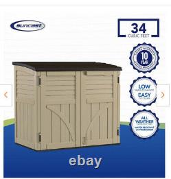 Suncast Horizontal Storage Shed 53Wx32-1/2Dx45-1/2H