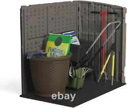 Suncast Modernist 4' X 2.5' Lockable Outdoor Garden Resin Low Profile Horizontal