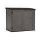 Suncast Outdoor 4 Ft. 4 In. W X 2 Ft. 8 In. D Plastic Horizontal Storage Shed