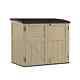 Suncast Resin Horizontal Storage Shed 2 Ft. 8 In. X 4 Ft. 5 In. X 3 Ft. 9.5 In