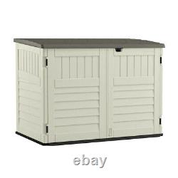 Suncast Resin Horizontal Storage Shed 3 ft. 8 in. X 5 ft. 11 in. Stow-Away
