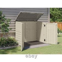 Suncast Storage Shed 2' 8 x 4' 5 x 3' 9.5 Resin Horizontal