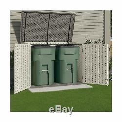 Suncast Storage Shed Lockable Door 70 Cubic Feet Resin Outdoor Garden Backyard