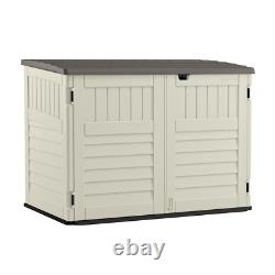 Suncast Storage Shed Stow-Away 3 ft. 8 in. X 5 ft. 11 in. Resin Horizontal